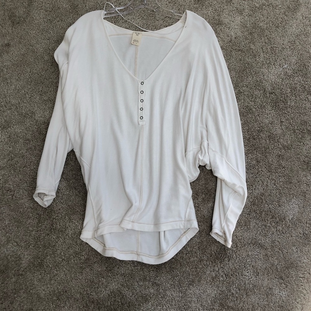 Free people white shirt